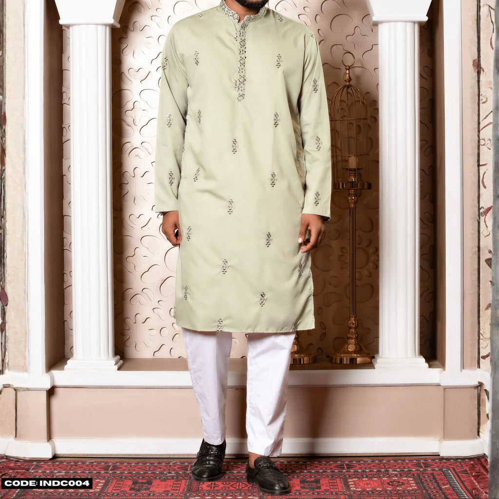 Bombay Chicken Cotton Kurta Panjabi for Men - INDC004 - ND LIFESTYLE