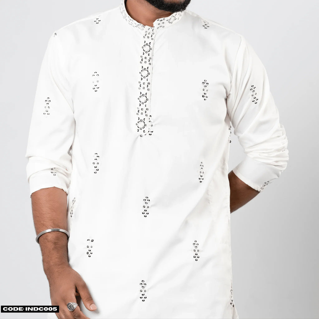 Bombay Chicken Cotton Kurta Panjabi for Men - INDC005 - ND LIFESTYLE