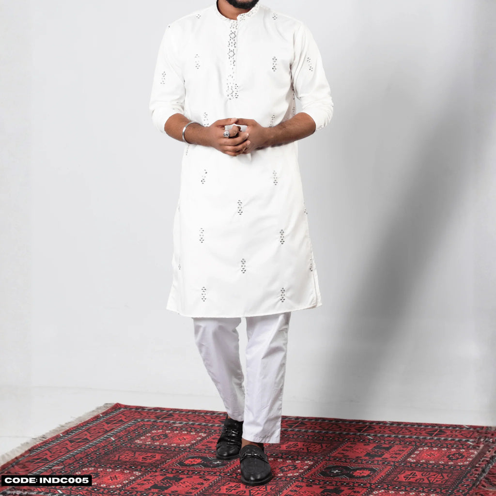 Bombay Chicken Cotton Kurta Panjabi for Men - INDC005 - ND LIFESTYLE