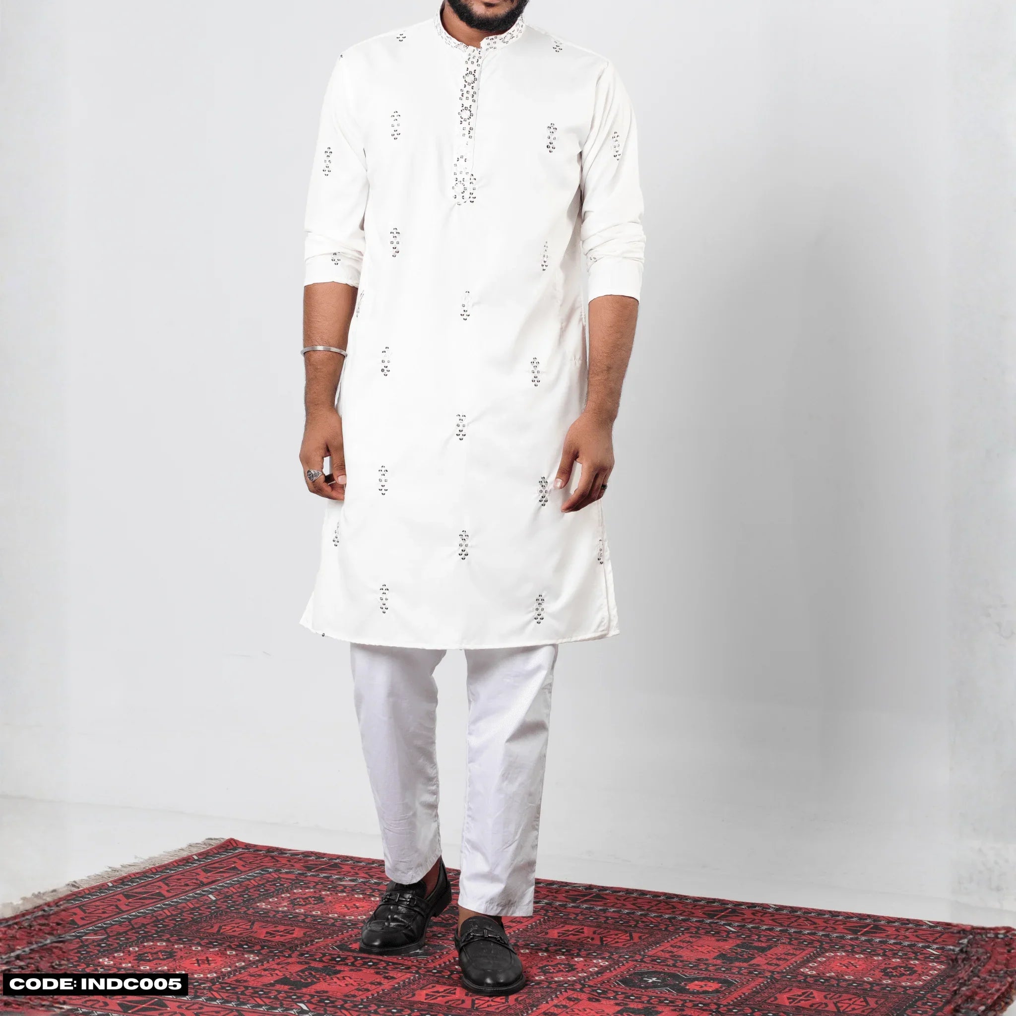 Bombay Chicken Cotton Kurta Panjabi for Men - INDC005 - ND LIFESTYLE