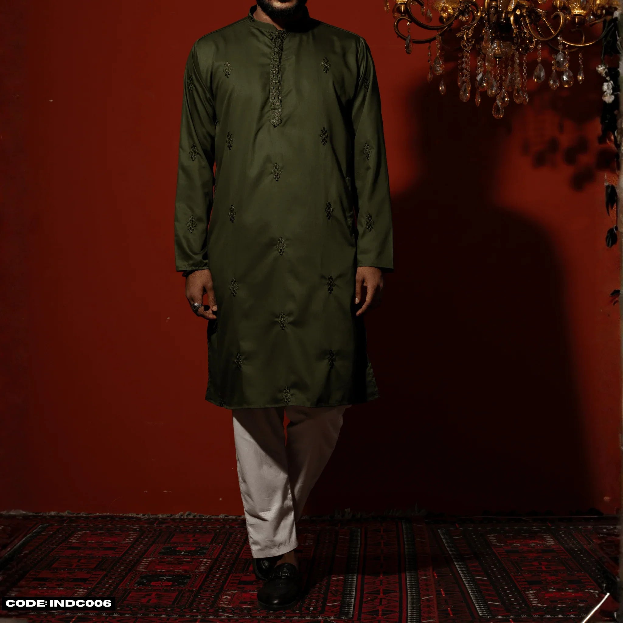 Bombay Chicken Cotton Kurta Panjabi for Men - INDC006 - ND LIFESTYLE