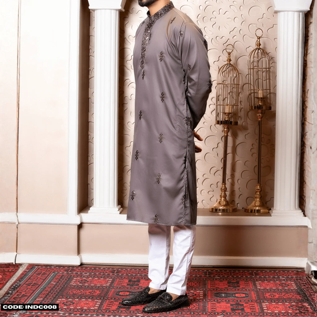 Bombay Chicken Cotton Kurta Panjabi for Men - INDC008 - ND LIFESTYLE