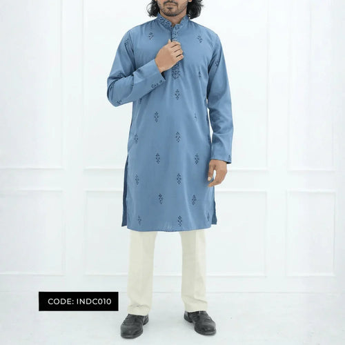 Bombay Chicken Cotton Kurta Panjabi for Men - INDC010 - ND LIFESTYLE