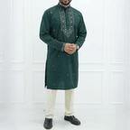 Bombay Chicken Cotton Kurta Panjabi for Men - INDC012 - ND LIFESTYLE