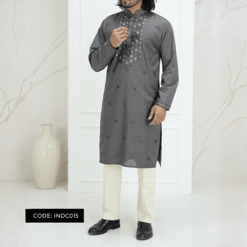 Bombay Chicken Cotton Kurta Panjabi for Men - INDC015 - ND LIFESTYLE