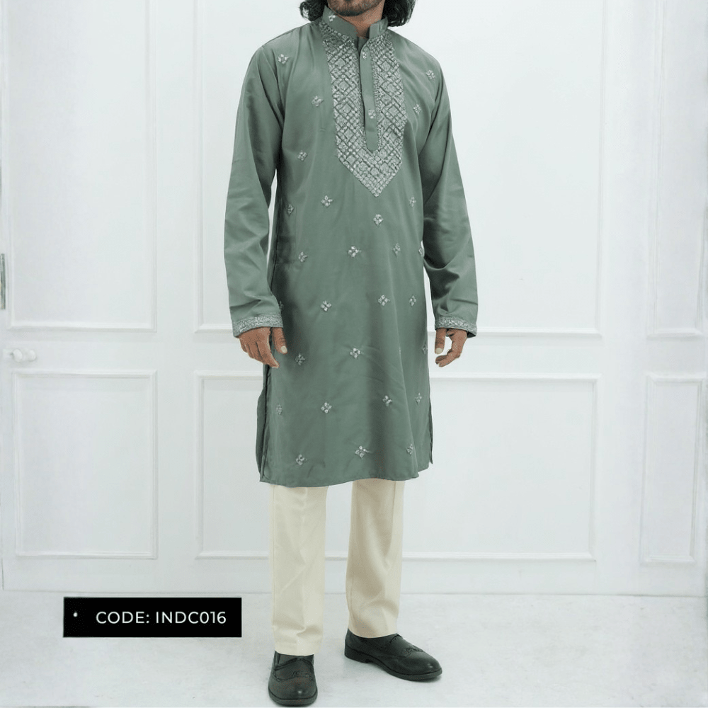 Bombay Chicken Cotton Kurta Panjabi for Men - INDC016 - ND LIFESTYLE