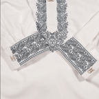 ✨ Elegant White Fancy Cotton Panjabi – Premium Embroidery 👑 - MS021 - ND LIFESTYLE