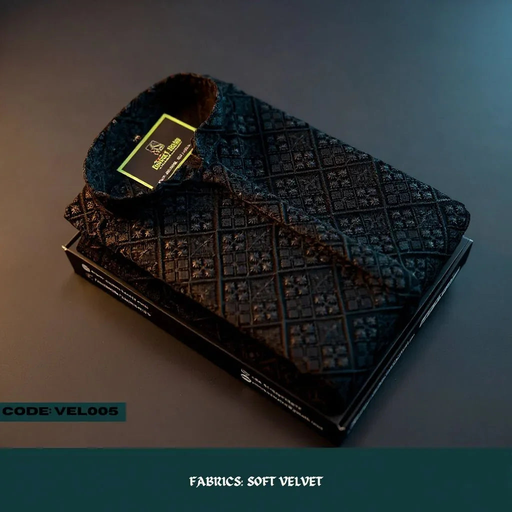 MOST DEMANDING VELVET KURTA PANJABI - VEL005 - ND LIFESTYLE