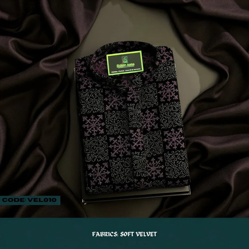 MOST DEMANDING VELVET KURTA PANJABI - VEL010 - ND LIFESTYLE