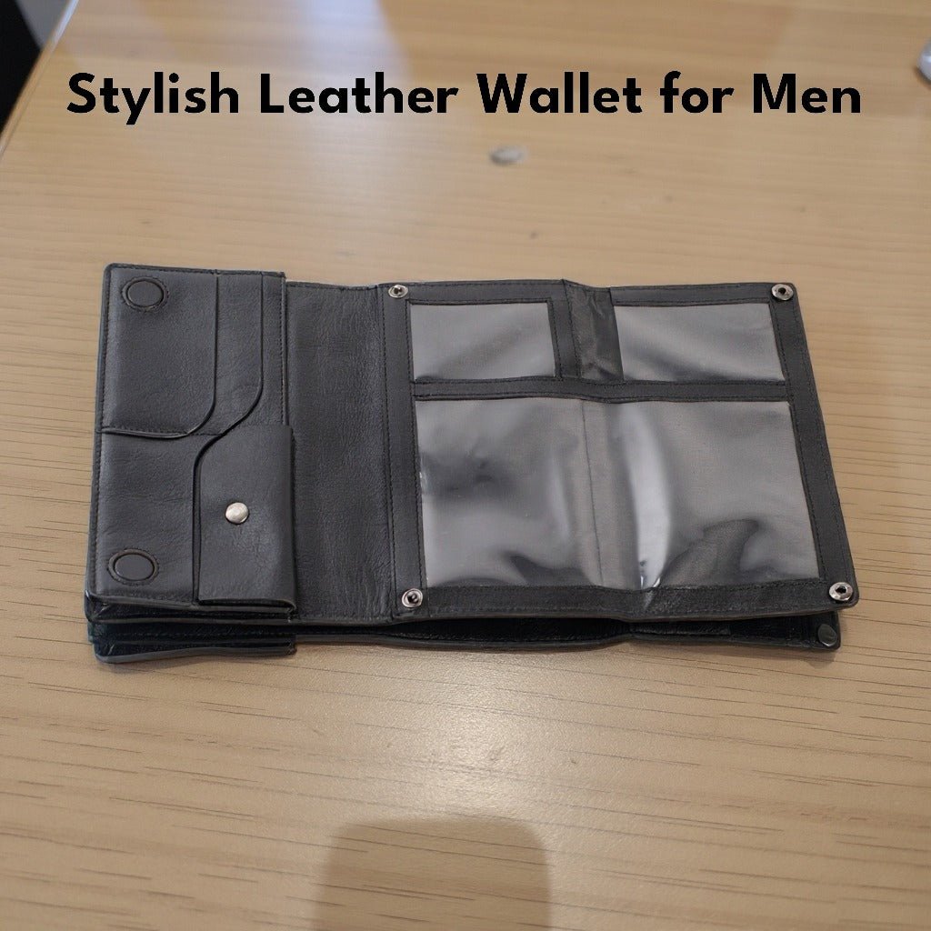 MOTO Original Leather Long Wallet – Green/Olive | Three - in - One Premium Unisex Wallet - ND LIFESTYLE