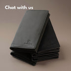 MOTO Original Leather Long Wallet – Green/Olive | Three - in - One Premium Unisex Wallet - ND LIFESTYLE