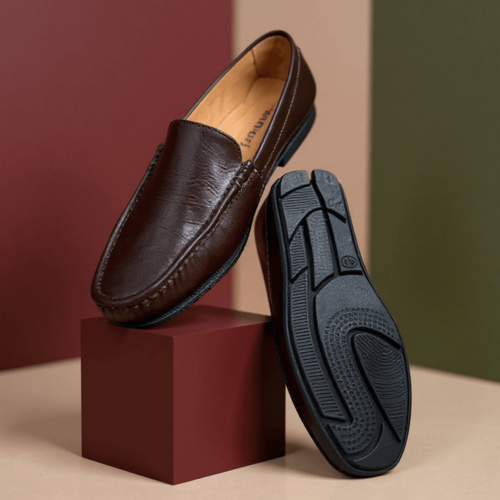 ORIGINAL LEATHER LOAFER CHOCOLATE - ND LIFESTYLE