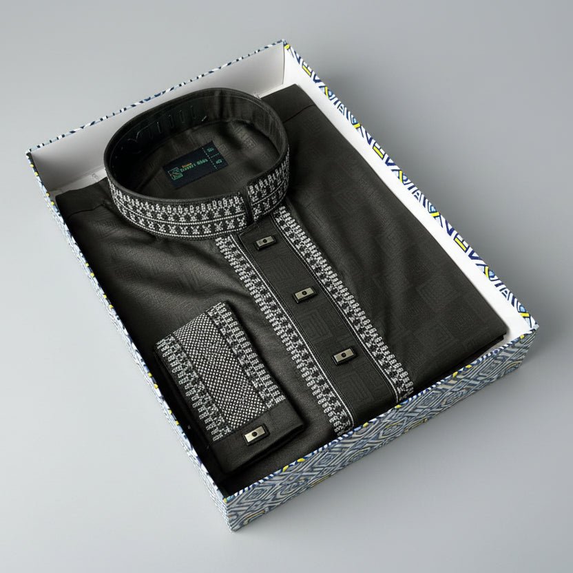Premium Bamboo Cotton Panjabi – Moss Executive - ND LIFESTYLE