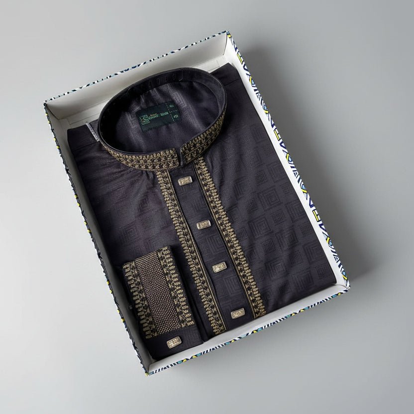 Premium Bamboo Cotton Panjabi – Royal Mulberry - ND LIFESTYLE