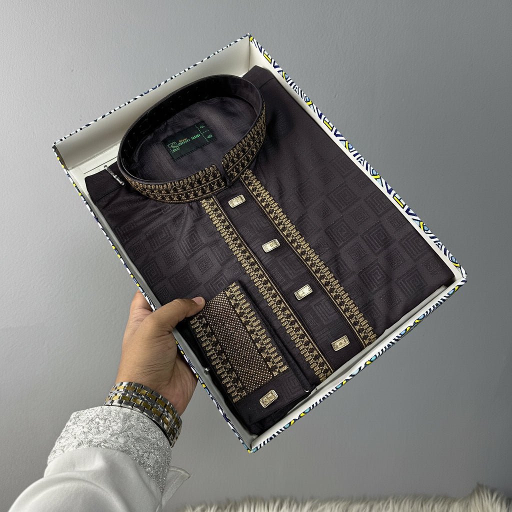 Premium Bamboo Cotton Panjabi – Royal Mulberry - ND LIFESTYLE