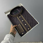 Premium Bamboo Cotton Panjabi – Royal Mulberry - ND LIFESTYLE