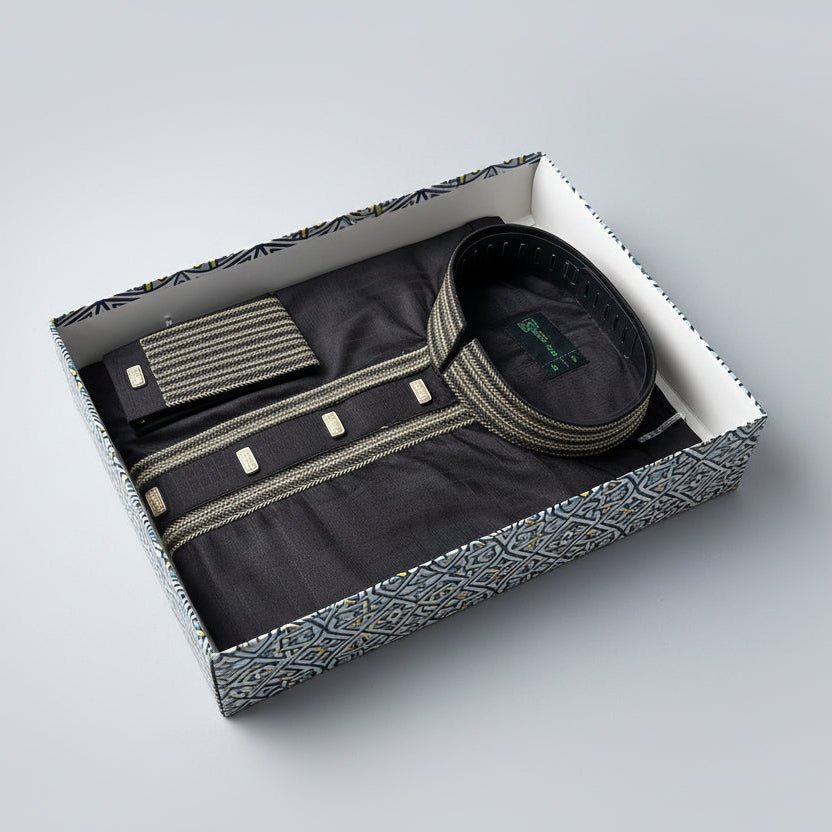 Premium Bamboo Cotton Panjabi – Sage Elegance - ND LIFESTYLE