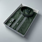 Premium Grace Cotton Panjabi – Emerald Noble - ND LIFESTYLE