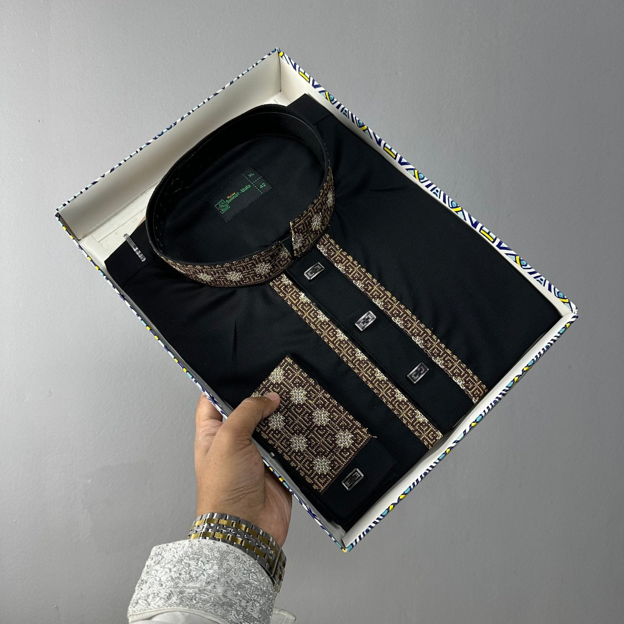 Premium Grace Cotton Panjabi – Emerald Noble - ND LIFESTYLE