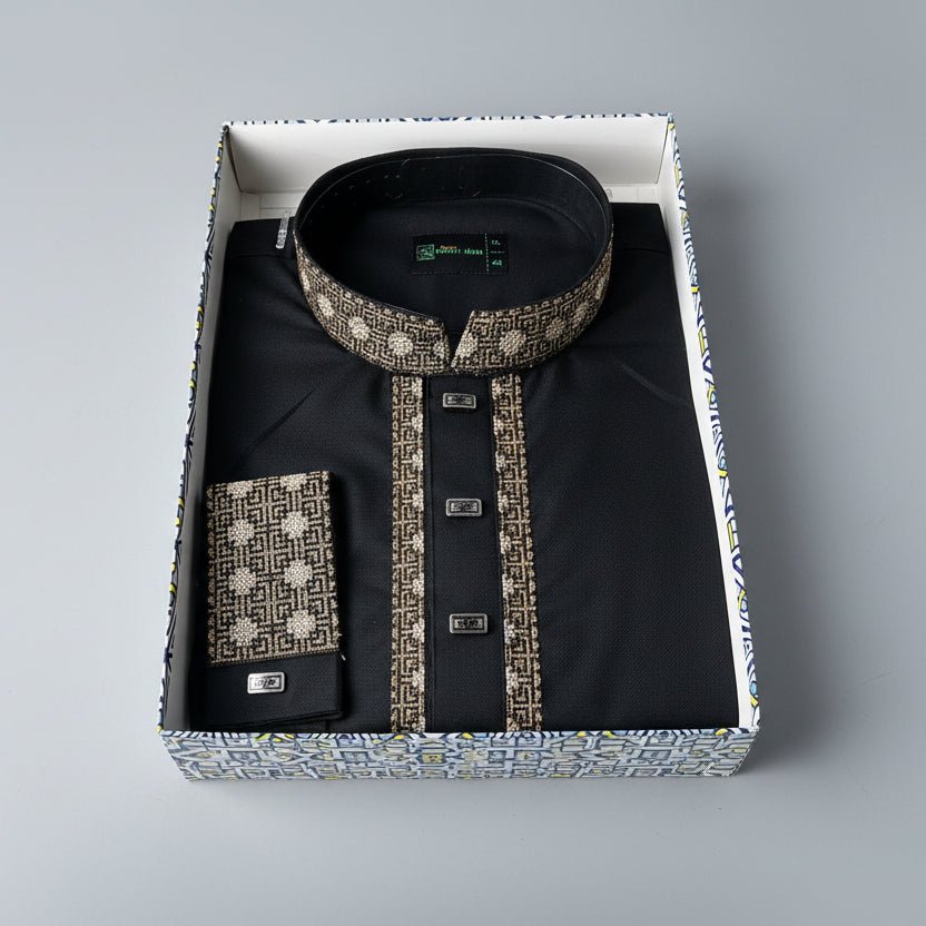 Premium Grace Cotton Panjabi – Emerald Noble - ND LIFESTYLE